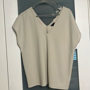 Ann Taylor Cream Blouse NWT